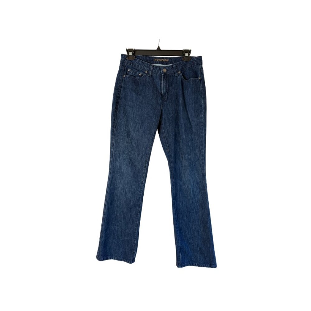 St. John’s Bay Women’s Bootcut Jeans Size 8 Blue Denim